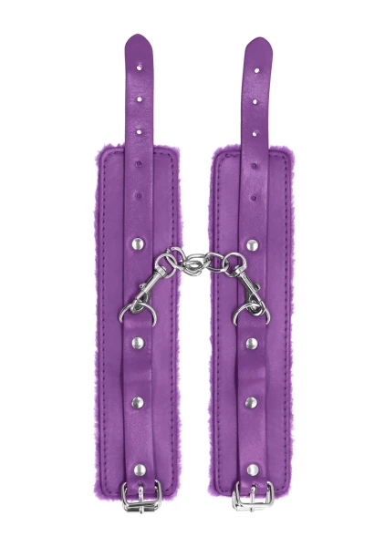 OUCH! Plush Leather Hand Cuffs