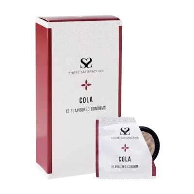 Share Satisfaction Cola Flavoured Condoms 12 Pack Cola