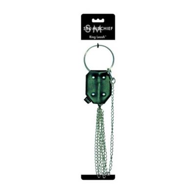 Sex And Mischief Ring Leash Green