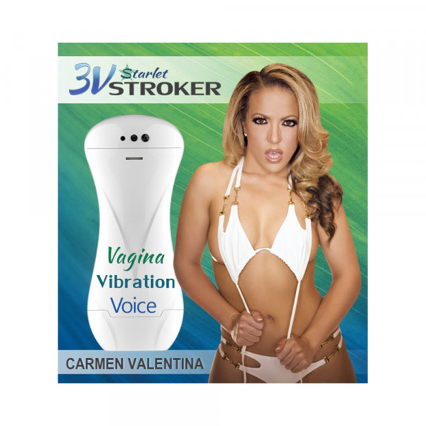 3v Talking And Vibratingstarlet Stroker Carmen Valentina