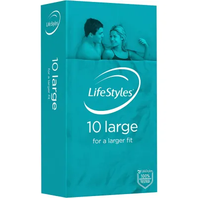 LifeStyles LifeStyles Large Condoms 10pk
