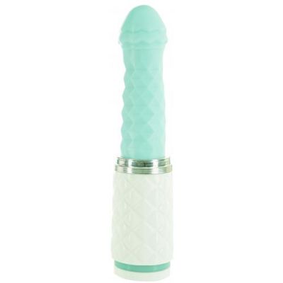 Feisty Thrusting Vibrator Teal