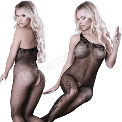 Sheer Fantasy Before Dawn Off Shoulder Bodystocking O S