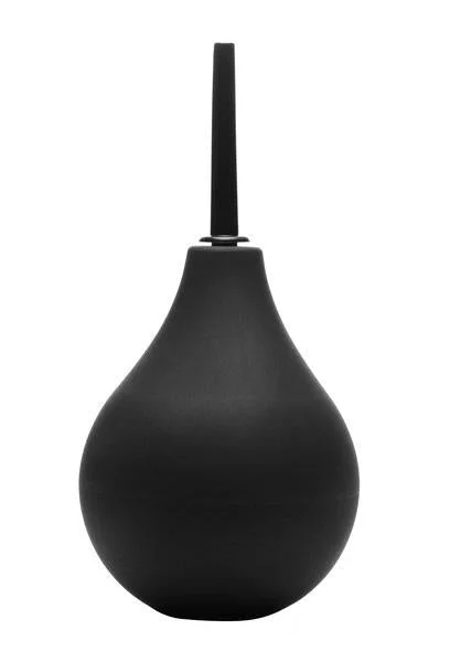 Clean Stream Thin Tip Silicone Enema Bulb Black