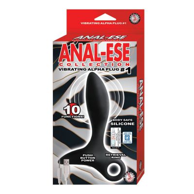 Anal Ese Collection Vibrating Alpha Plug 1