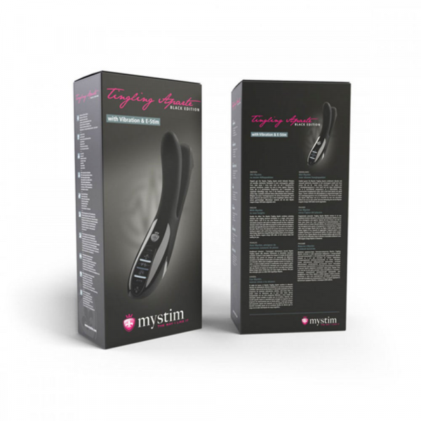 Mystim Tingling Apart E-Stim Black Vibe