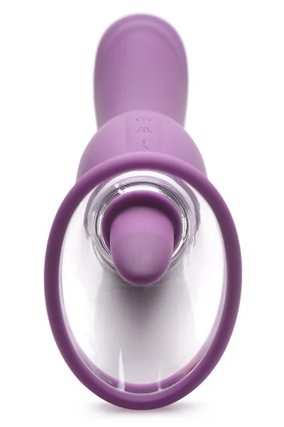 Inmi 9.6" Vibrating Pump with Tongue Stimulator & G-Spot Handle — image 9 of 12