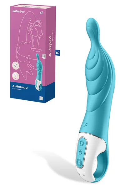 Satisfyer 8.7" Rechargeable A-Mazing 2 A-Spot Vibrator — image 10 of 18