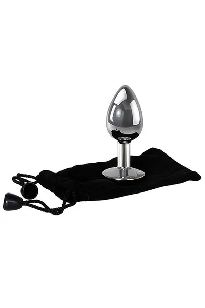 Adam and Eve 2.8" Butt Plug with Clear Gem Base — image 6 of 6