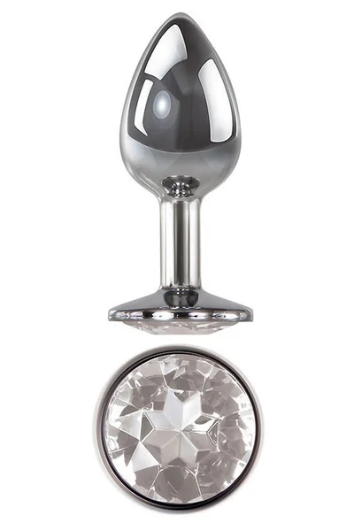 Adam and Eve 2.8" Butt Plug with Clear Gem Base — image 5 of 6
