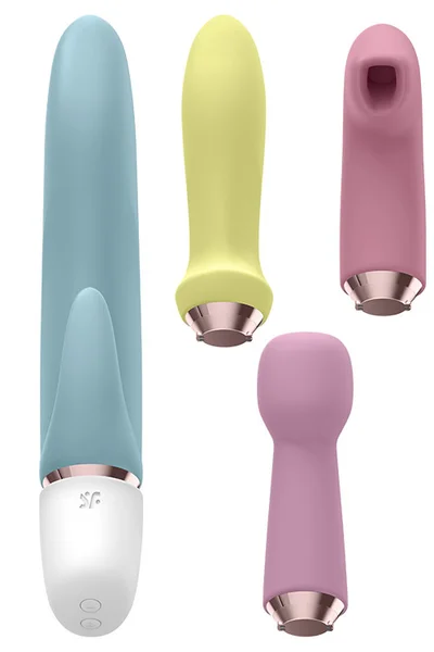 Satisfyer Rechargeable Marvelous Four Vibrator Set (4 Pce) - Rose Gold — image 11 of 16