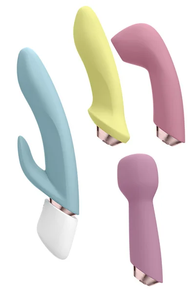 Satisfyer Rechargeable Marvelous Four Vibrator Set (4 Pce) - Rose Gold — image 10 of 16