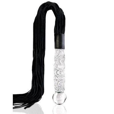 Icicles No 38 Hand Blown Glass Whip