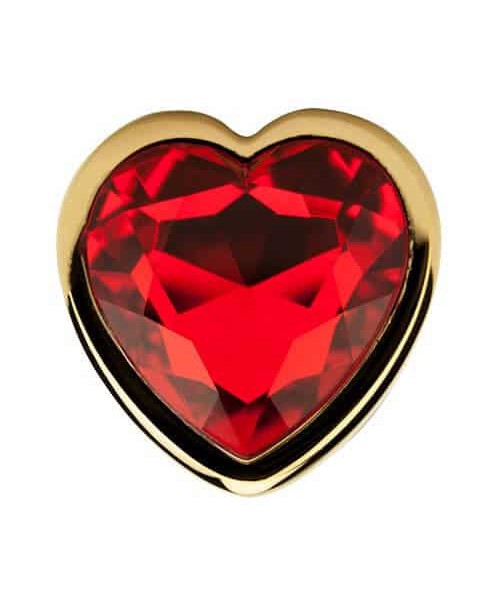 Precious Metals Heart Shaped Butt Plug-Gold — image 6 of 7
