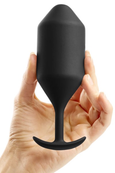 B-Vibe Weighted Silicone 6.3" Snug Butt Plug 5 (350g)