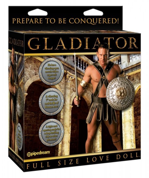 Pipedream Gladiator Vibrating Inflatable Full Size Love Doll For Women