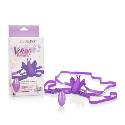 Venus Butterfly Silicone Remote Wireless Micro Butterfly Purple