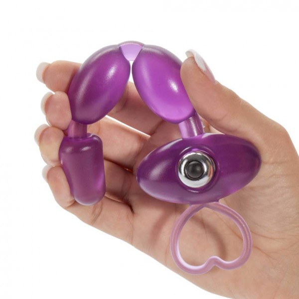 BASICS Vibrating Anal Beads 6.5 Inch