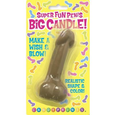 Super Fun Penis Candles Brown