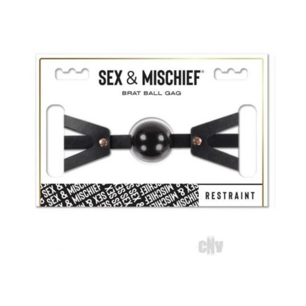 Gags & Blindfolds: Sportsheets Sex & Mischief Brat Ball Gag