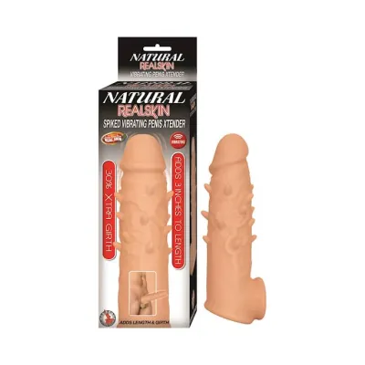 Nass Toys Realskin Spiked Penis Xtender 6 3 Inch