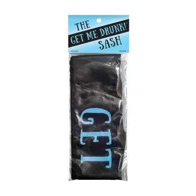 Get Me Drunk Sash Black