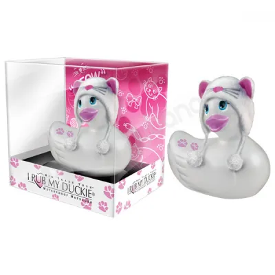 Travel Size I Rub My Duckie Furry Kitty Hoodie Massager