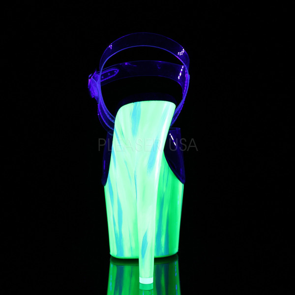 7 inches Heel, 2 3/4 inches UV Reactive PF Ankle Strap Sandal — image 12 of 12