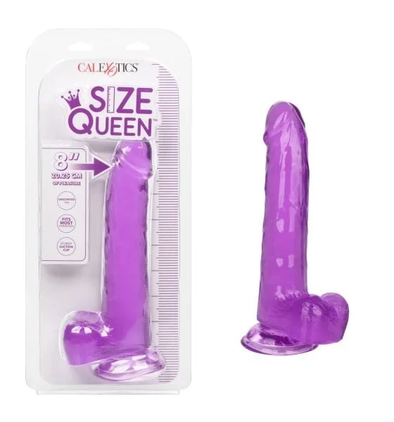 Size Queen 8"/20.25 cm - Purple