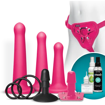 Vac U Lock Total Penetration Set Pink
