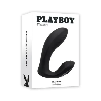 G Spot Vibrators Playboy Play Time Rechargeable Silicone G And P spot Vibe