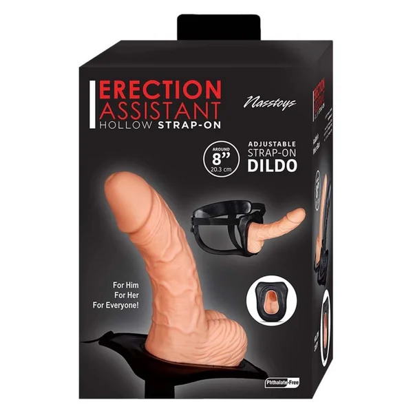 Erection Assistant Hollow Strap On 8 Inch — image 7 of 10