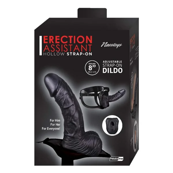 Erection Assistant Hollow Strap On 8 Inch — image 3 of 10