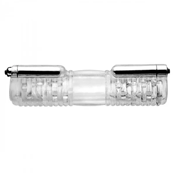 Head to Head Vibrating Masturbation Sleeve for 2 Dicks by Tom of Finland — image 3 of 5