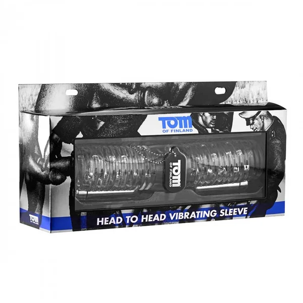 Head to Head Vibrating Masturbation Sleeve for 2 Dicks by Tom of Finland — image 5 of 5