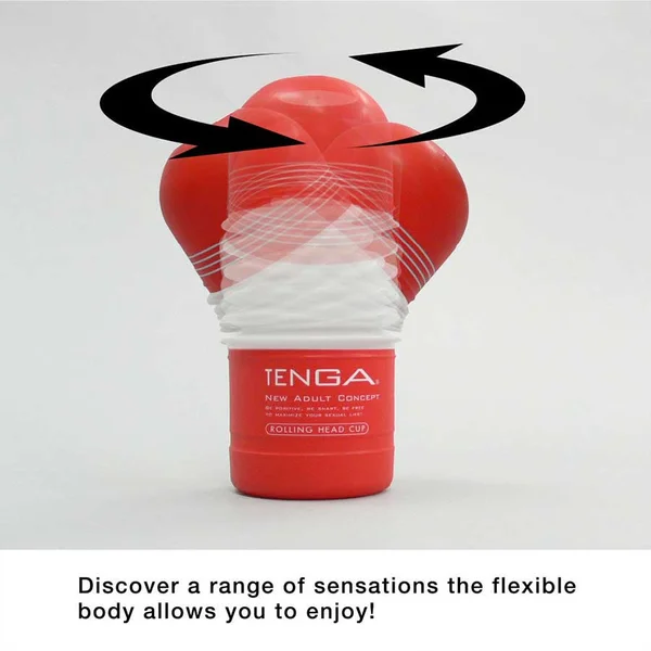 Tenga Rolling Head Disposable Vacuum Cup Red — image 2 of 6