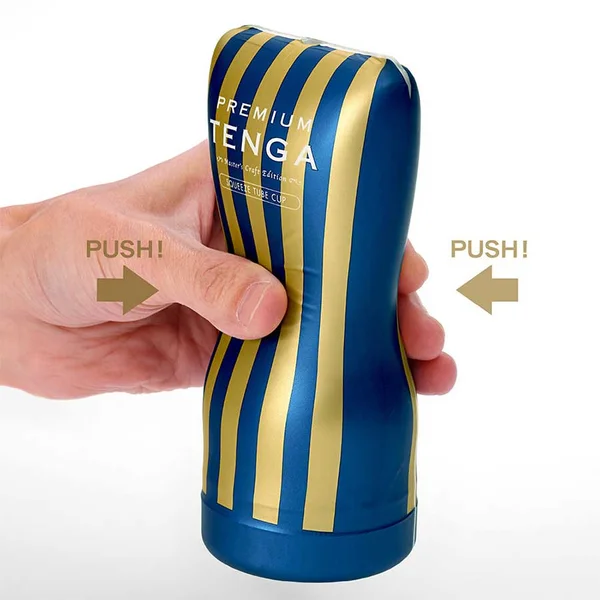 Tenga Premium Soft Disposable Tube Vacuum Blue — image 2 of 5