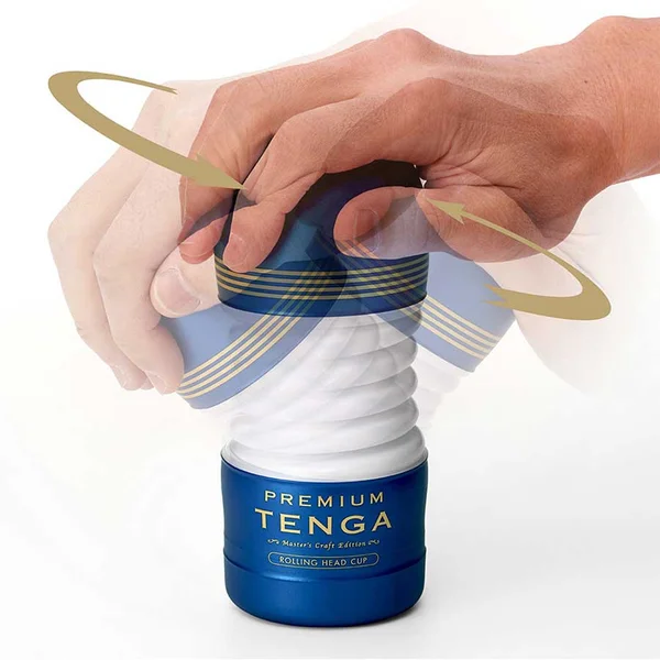 Tenga Premium Rolling Head Disposable Vacuum Cup Blue — image 2 of 5