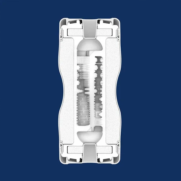 Tenga Premium Double Hole Male Masturbation Cup Blue — image 2 of 5