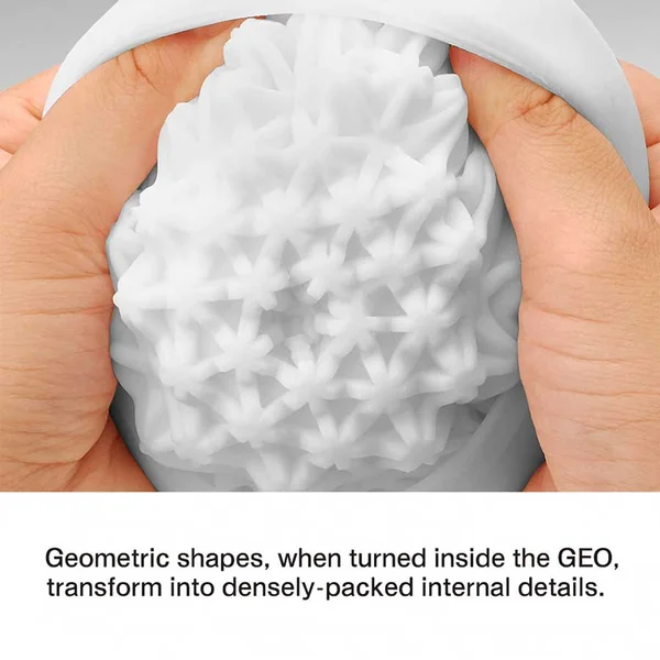 Tenga Geo Coral Reversible Textured Masturbator — image 3 of 6