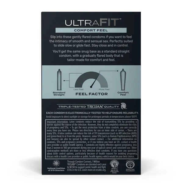 Trojan Ultrafit Comfort Feel Latex Condoms 10 Pack — image 6 of 6