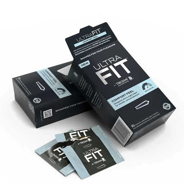 Trojan Ultrafit Comfort Feel Latex Condoms 10 Pack — image 2 of 6