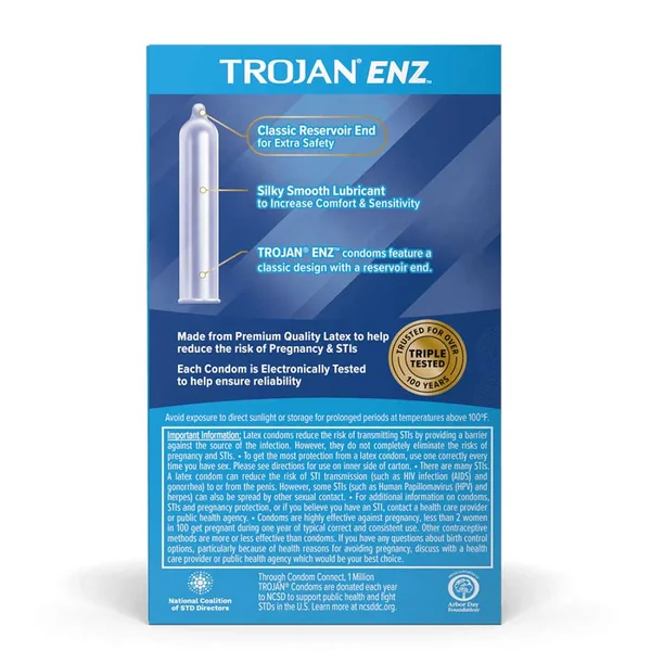 Trojan ENZ Latex Condoms 12 Pack — image 2 of 5