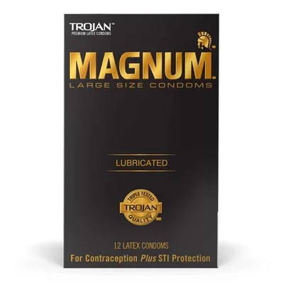 Trojan Magnum Latex Condoms 12 Pack