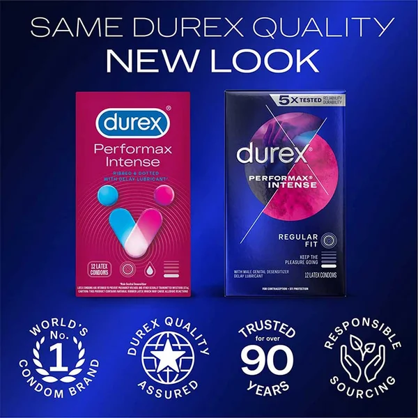 Durex Performax Intense Climax Control Condoms 12 Pack — image 3 of 3