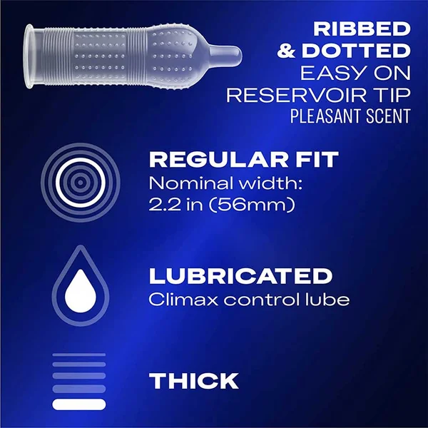 Durex Performax Intense Climax Control Condoms 12 Pack — image 2 of 3