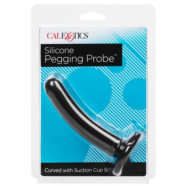 Black Silicone 5 Inch Pegging Probe and Anal Dildo — image 5 of 5