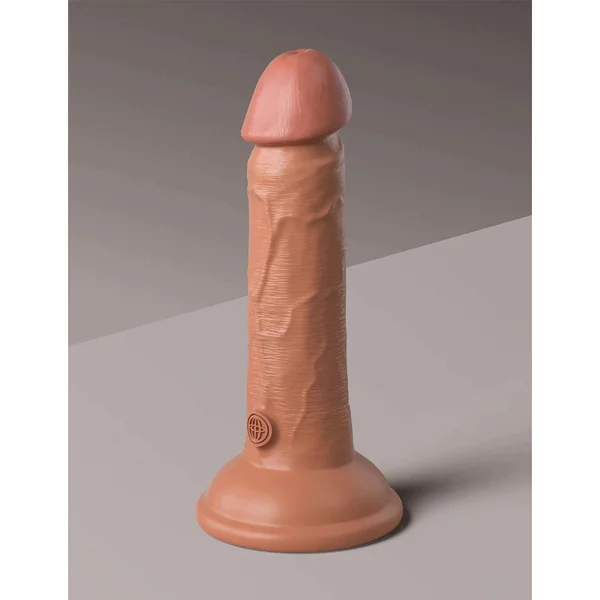 King Cock Elite 6 Inch Vibrating Silicone Dual Density Dong by Pipedream Products — image 13 of 18