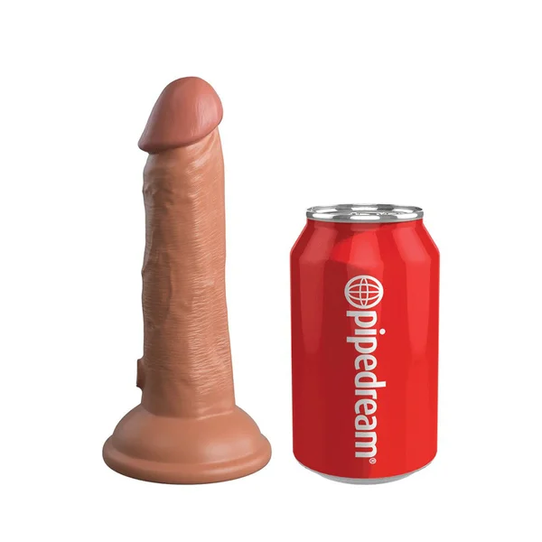 King Cock Elite 6 Inch Vibrating Silicone Dual Density Dong by Pipedream Products — image 16 of 18