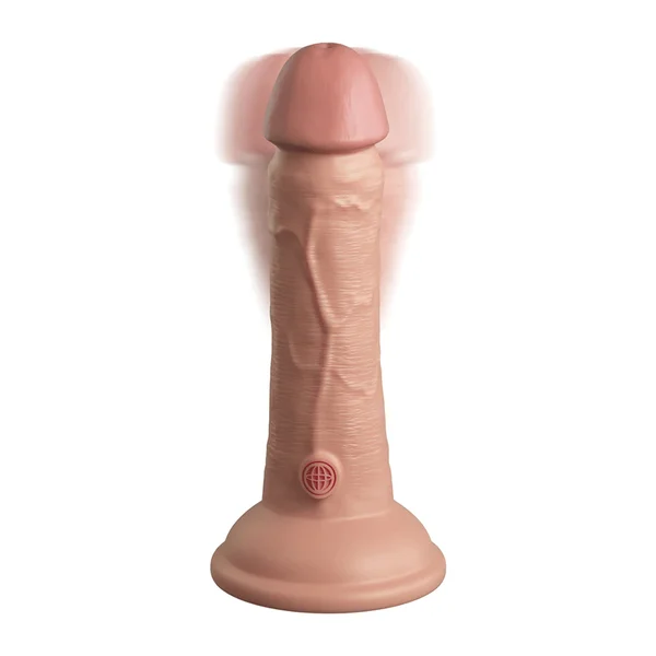 King Cock Elite 6 Inch Vibrating Silicone Dual Density Dong by Pipedream Products — image 4 of 18